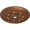 Ekena Millwork Spiral Ceiling Medallion (Fits Canopies up to 4"), 25 1/4"OD x 4"ID x 2"P, Polished Copper CM25SPPOS - alternate 2